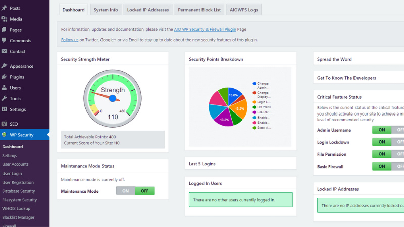 WordPress Security plugins 